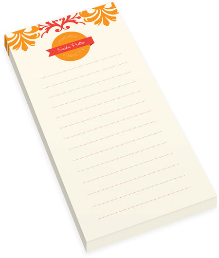 Spark & Spark Notepads (Orange Mood - Magnet)