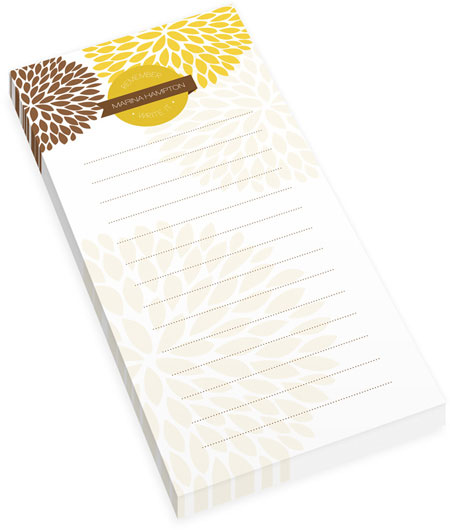 Spark & Spark Notepads (Yellow And Bold - Magnet)