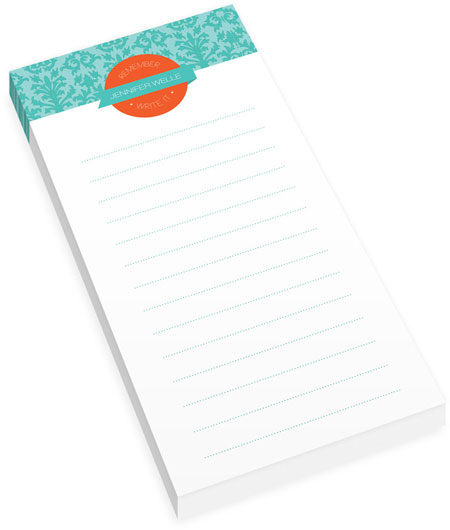 Spark & Spark Notepads (Blue Victorian Ways - Magnet) Spark & Spark Notepads (Blue Victorian Ways - Magnet)