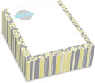 Spark & Spark Chunky Notepads (Yellow Victorian Ways - Cube)