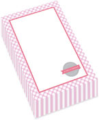Spark & Spark Chunky Notepads (Pink Crisscross In A Square)