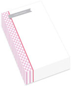 Spark & Spark Chunky Notepads (Pink Crisscross On The Border)