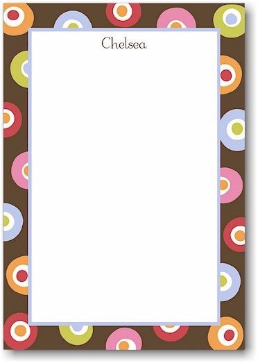 Stacy Claire Boyd Stationery - Espressso Yo Yo (Padded Stationery) Stacy Claire Boyd Stationery - Espressso Yo Yo (Padded Stationery)