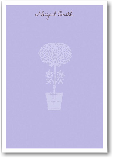 Stacy Claire Boyd Stationery - Topiary (Padded Stationery)