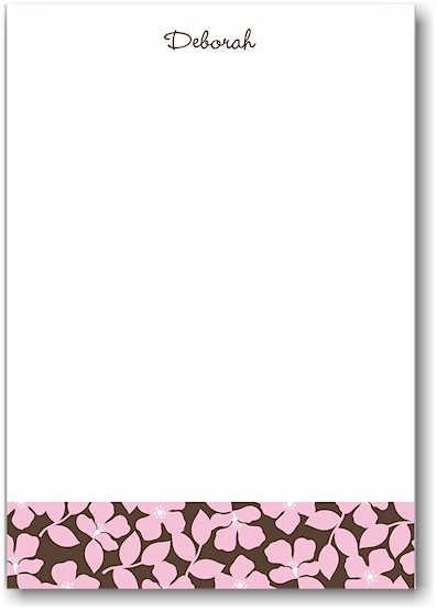 Stacy Claire Boyd Stationery - Pink Field of Flowers (Padded Stationery) Stacy Claire Boyd Stationery - Pink Field of Flowers (Padded Stationery)
