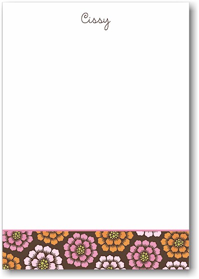 Stacy Claire Boyd Stationery - Bittersweet Dahlias (Padded Stationery)