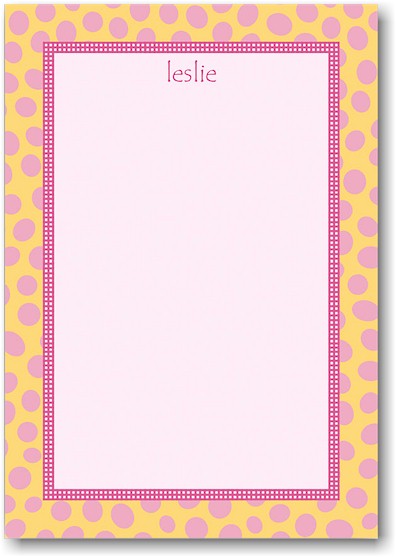 Stacy Claire Boyd Stationery - Tropical Spots (Padded Stationery)