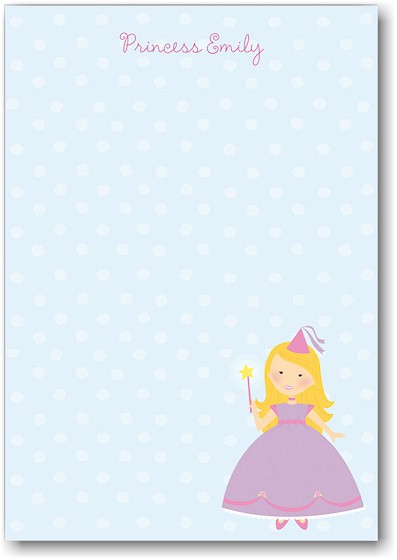 Stacy Claire Boyd Stationery - Blonde Princess (Padded Stationery)