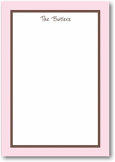 Stacy Claire Boyd Stationery - Simply Pink (Padded Stationery)