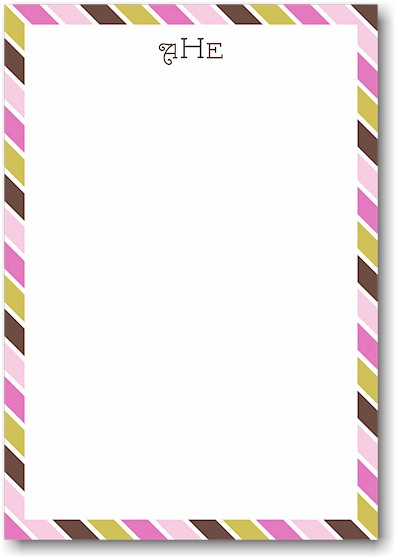 Stacy Claire Boyd Stationery - Marshmallow Necktie (Padded Stationery) Stacy Claire Boyd Stationery - Marshmallow Necktie (Padded Stationery)