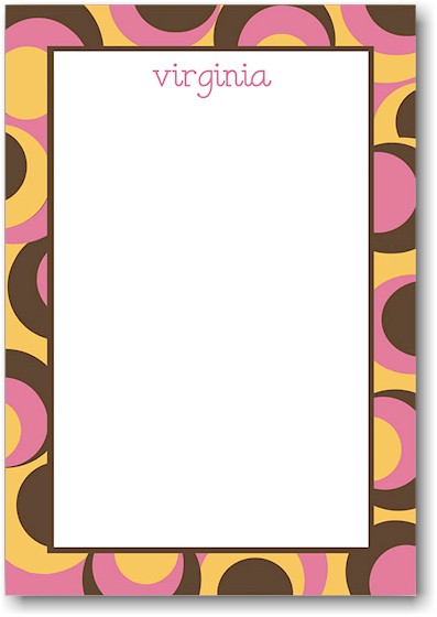 Stacy Claire Boyd Stationery - Hot Pink Wild Child (Padded Stationery)