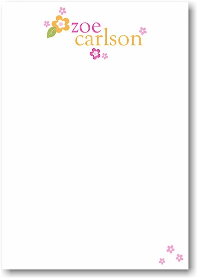 Stacy Claire Boyd Stationery - Groovy Flowers-Pink (Padded Stationery) Stacy Claire Boyd Stationery - Groovy Flowers-Pink (Padded Stationery)