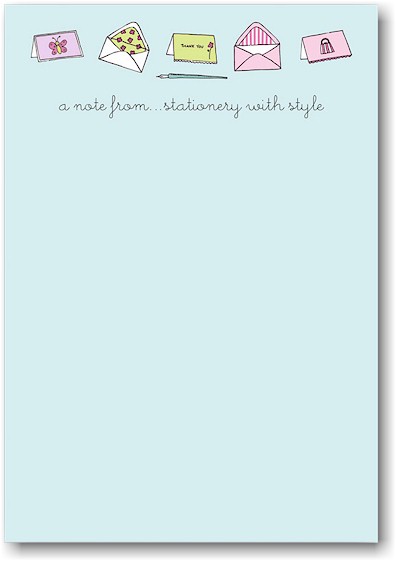 Stacy Claire Boyd Stationery - Notes A Plenty (Padded Stationery)