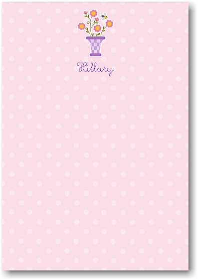 Stacy Claire Boyd Stationery - Raspberry Petticoat (Padded Stationery)