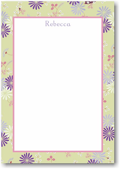 Stacy Claire Boyd Stationery - Bayberry (Padded Stationery) Stacy Claire Boyd Stationery - Bayberry (Padded Stationery)