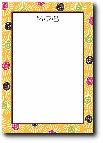 Stacy Claire Boyd Stationery - Mango Fiesta (Padded Stationery) Stacy Claire Boyd Stationery - Mango Fiesta (Padded Stationery)