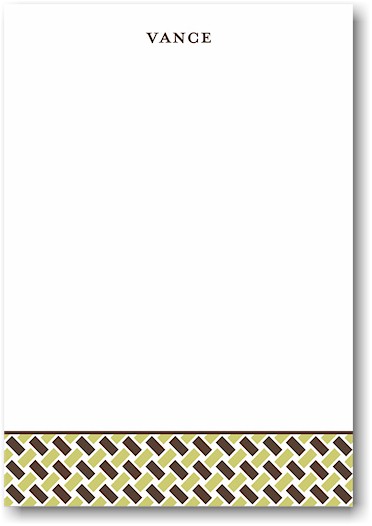 Stacy Claire Boyd Stationery - Island Rattan (Padded Stationery) Stacy Claire Boyd Stationery - Island Rattan (Padded Stationery)