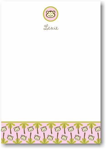 Stacy Claire Boyd Stationery - Monkeyin' Around (Padded Stationery) Stacy Claire Boyd Stationery - Monkeyin' Around (Padded Stationery)