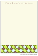 Stacy Claire Boyd Stationery - Argyle (Padded Stationery)