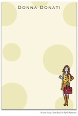 Stacy Claire Boyd Stationery - Working Girl (Padded Stationery)