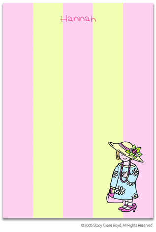 Stationery by Stacy Claire Boyd - Dress-up Fun (Padded Stationery)