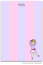 Stacy Claire Boyd Stationery - Ballerina (Padded Stationery)