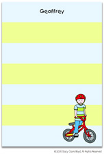 Stacy Claire Boyd Stationery - Riding Bikes (Padded Stationery)