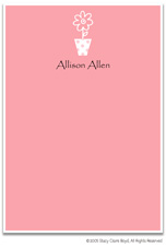 Stationery by Stacy Claire Boyd - Pink Petals (Padded Stationery)
