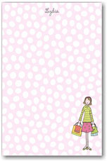 Stacy Claire Boyd Stationery - Shoppin' Around (Padded Stationery)