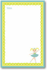 Stacy Claire Boyd Stationery - Tina Ballerina (Padded Stationery)