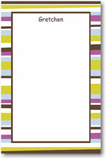 Stacy Claire Boyd Stationery - Addie's Stripes (Padded Stationery)