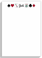 Large Notepad by Three Bees - Mahj and Cards