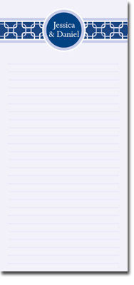 Notepads by iDesign - Chain Link Navy (Skinny) Notepads by iDesign - Chain Link Navy (Skinny)