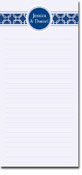 Notepads by iDesign - Chain Link Navy (Skinny)