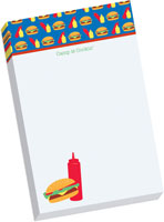 Notepads by iDesign - Hamburgers (Normal by iDesign - Camp)