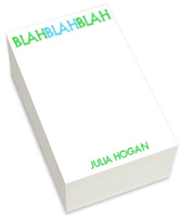 Notepads by iDesign - BLAH BLAH (Chunky)
