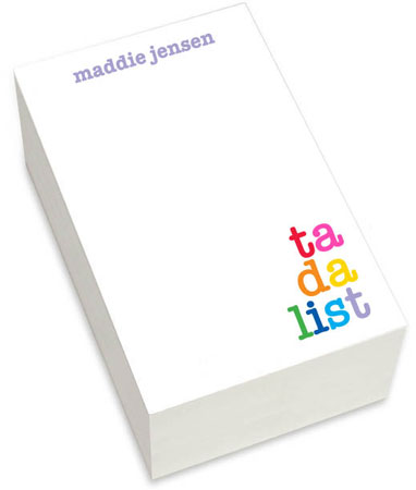 Notepads by iDesign - Ta Da List (Chunky)