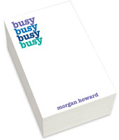 Notepads by iDesign - Busy Busy Busy Busy (Chunky)