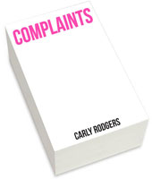 Notepads by iDesign - Complaints (Chunky)