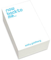 Notepads by iDesign - Now Back to Me (Chunky)