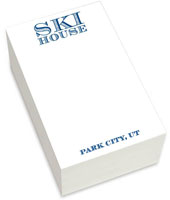 Notepads by iDesign - Ski House (Chunky)