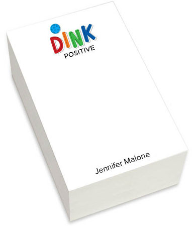 Notepads by iDesign - Dink Positive (Chunky) Notepads by iDesign - Dink Positive (Chunky)