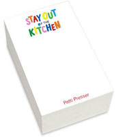 Notepads by iDesign - Stay Out of the Kitchen (Chunky)