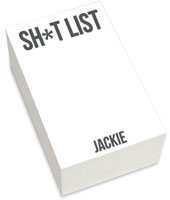 Notepads by iDesign - Sh*t List (Chunky)