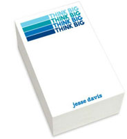 Notepads by iDesign - Think Big Stripes (Chunky)