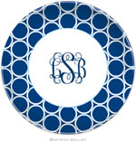 Boatman Geller - Personalized Melamine Plates (Bamboo Navy)