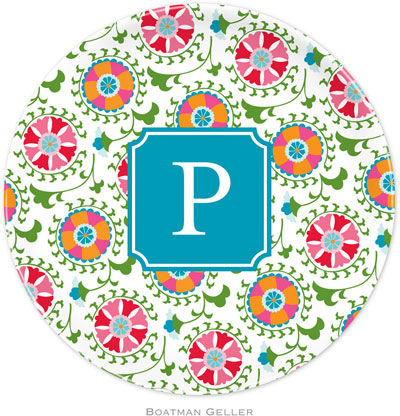 Boatman Geller - Personalized Melamine Plates (Suzani Preset)