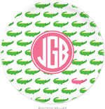 Boatman Geller - Personalized Melamine Plates (Alligator Repeat Preset)