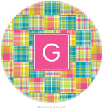 Boatman Geller - Personalized Melamine Plates (Madras Patch Bright Preset)