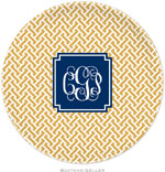 Boatman Geller - Personalized Melamine Plates (Stella Gold Preset)